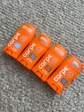 New Look Carpe Deodorant Sticks — Vibrant Orange Set